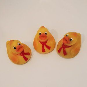 RUBBER DUCKIES Ribboned Baby Ducks